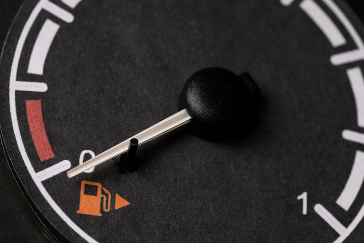 Checking car oil dipstick level